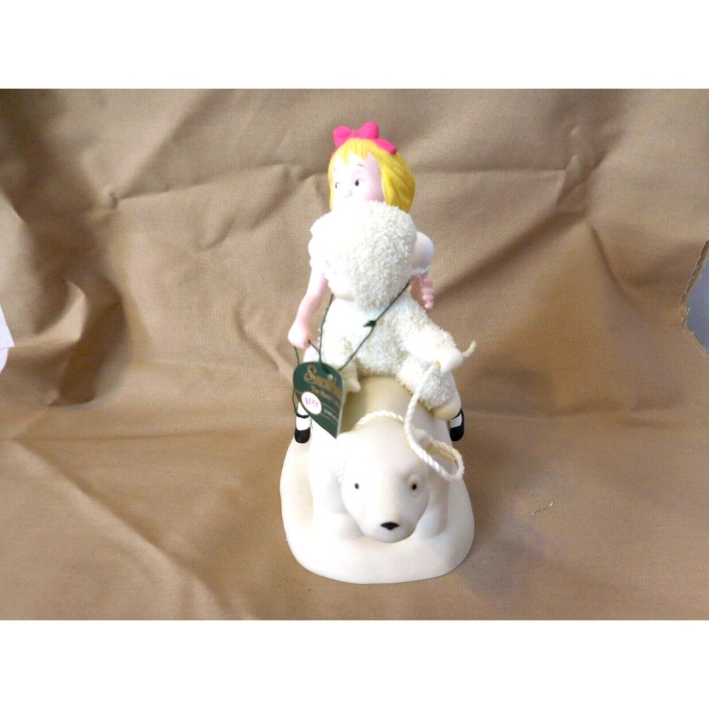 Snowbabies‎ Dept 56 Eloise On The Polar Express Bear  Guest Collection